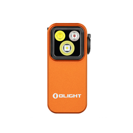 Olight Oclip Pro , 500 Lumen rechargeable flashlight - Orange - Image 5