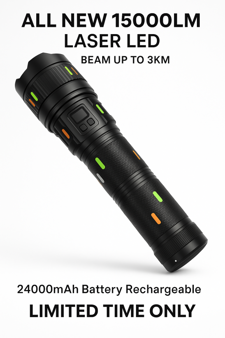 Ultimate Torch  15,000 Lumen Laser LED Beam Up to 3KM - Image 5
