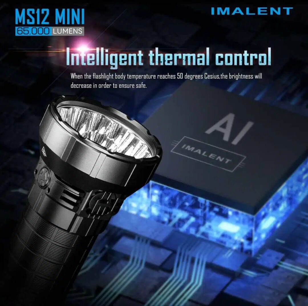Imalent MS12 mini-C, 65000lm, 1036m Throw - Image 2
