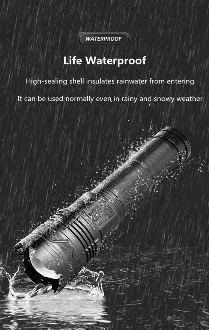 10,000 Lumens Laser LED Torch – Unmatched Power, Precision, and Performance - Image 6