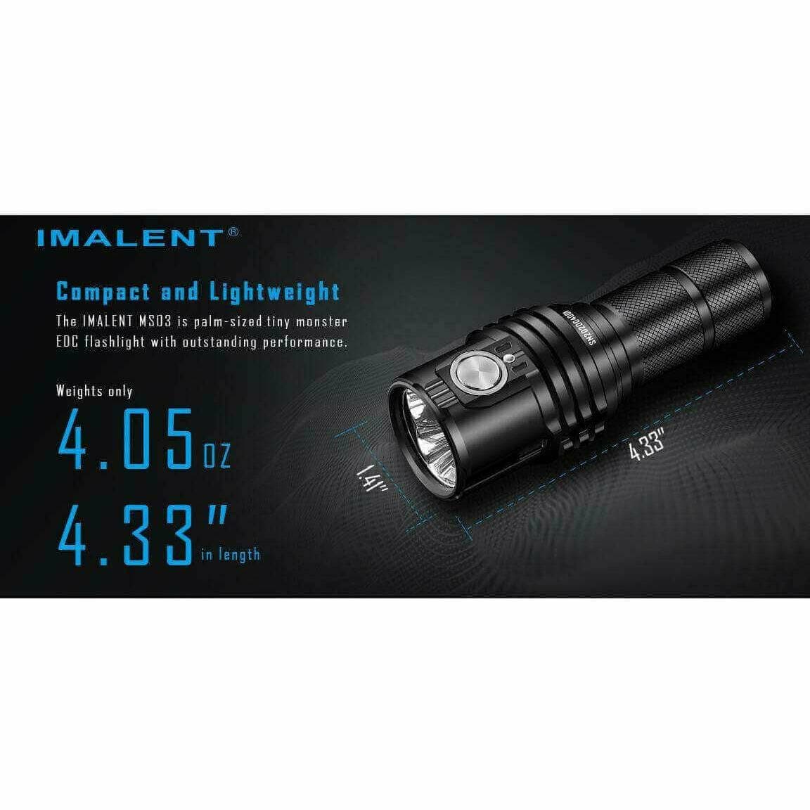 Imalent MS03 13000 Lumen, 324m Throw Flashlight - Image 3
