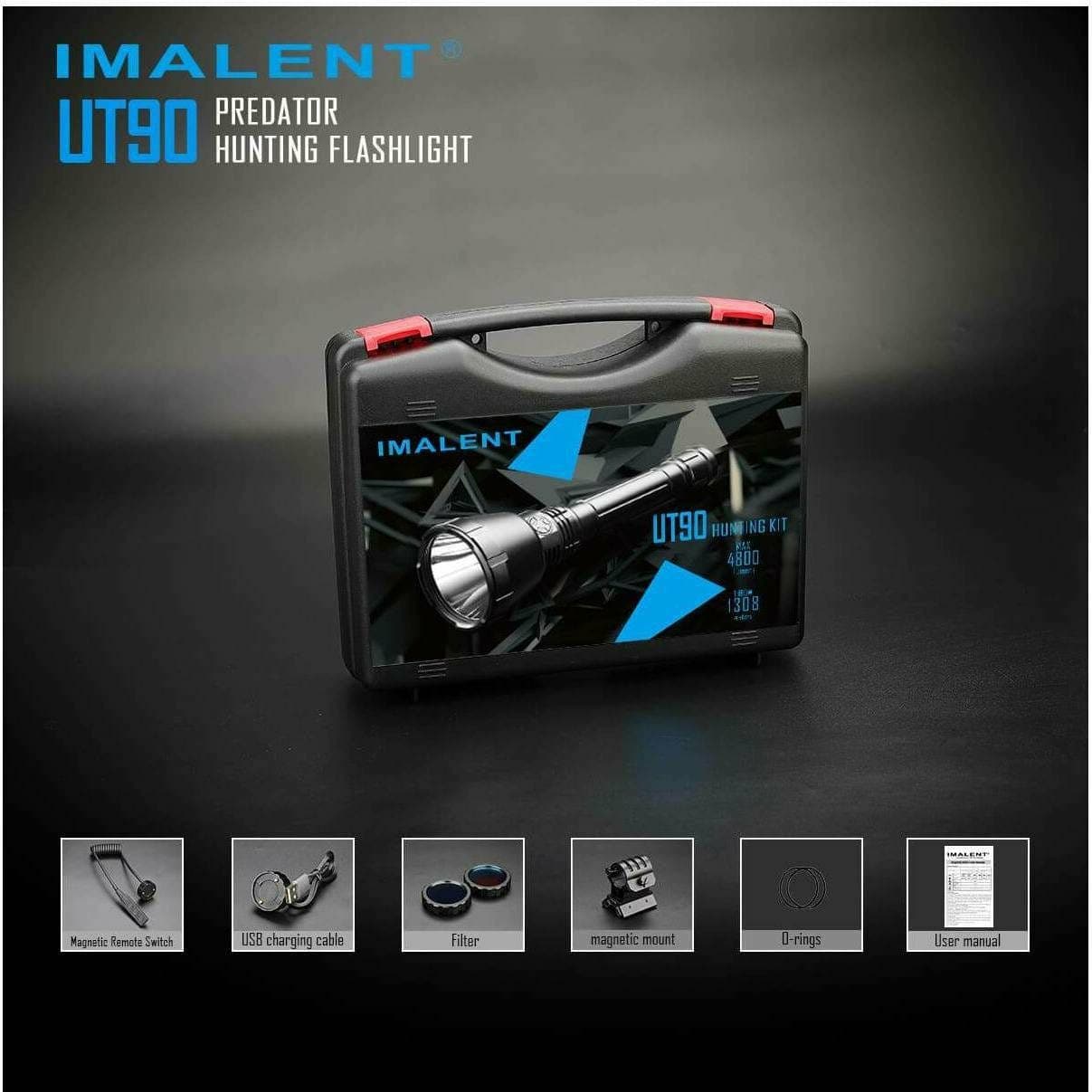Imalent UT90 Kit 4800lumen, 1308m Throw - Image 13