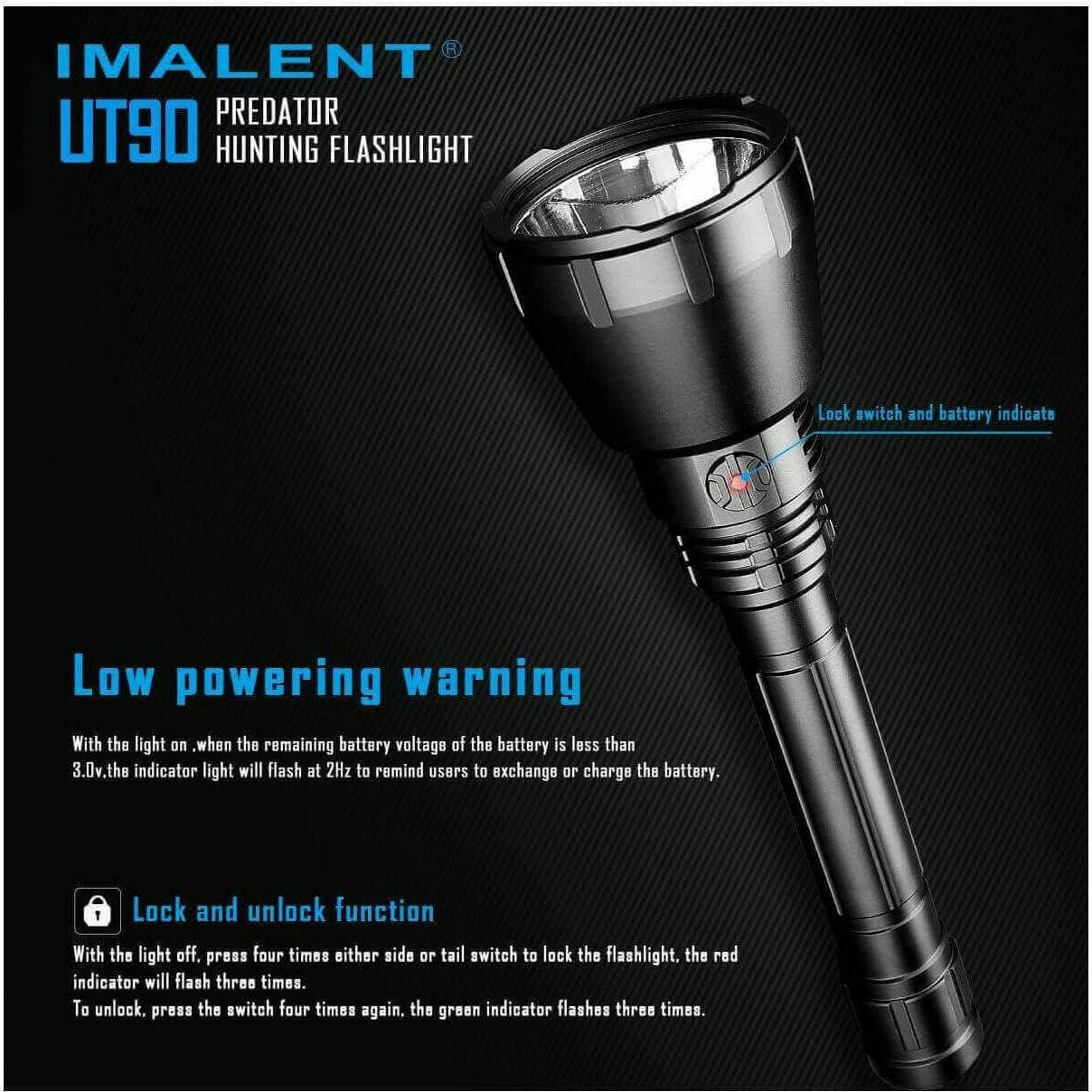Imalent UT90 Kit 4800lumen, 1308m Throw - Image 8