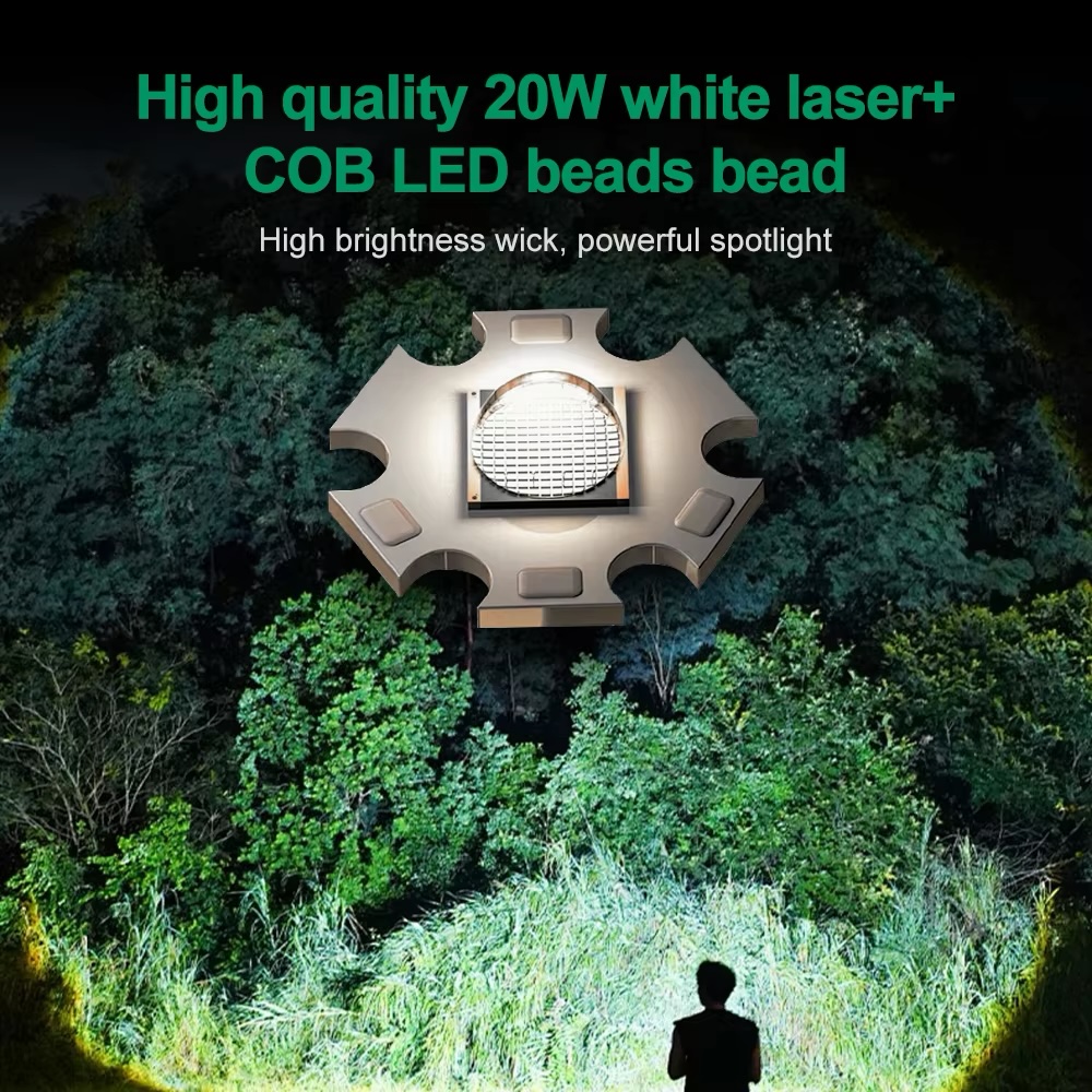 18,000 lm Laser LED COB Ultimate Torch - Image 3