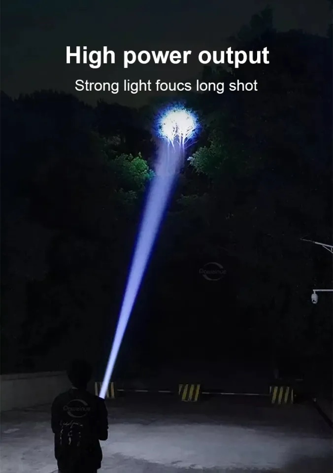 15,000 Lumen Laser LED Ultimate Torch Glow Beam Up to 3KM - Image 2