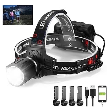 Ultimate 3-in-1 Lighting Combo – 6500 lm Torch + 4000 lm Headlamp + 2000 lm Pocket Light - Image 3