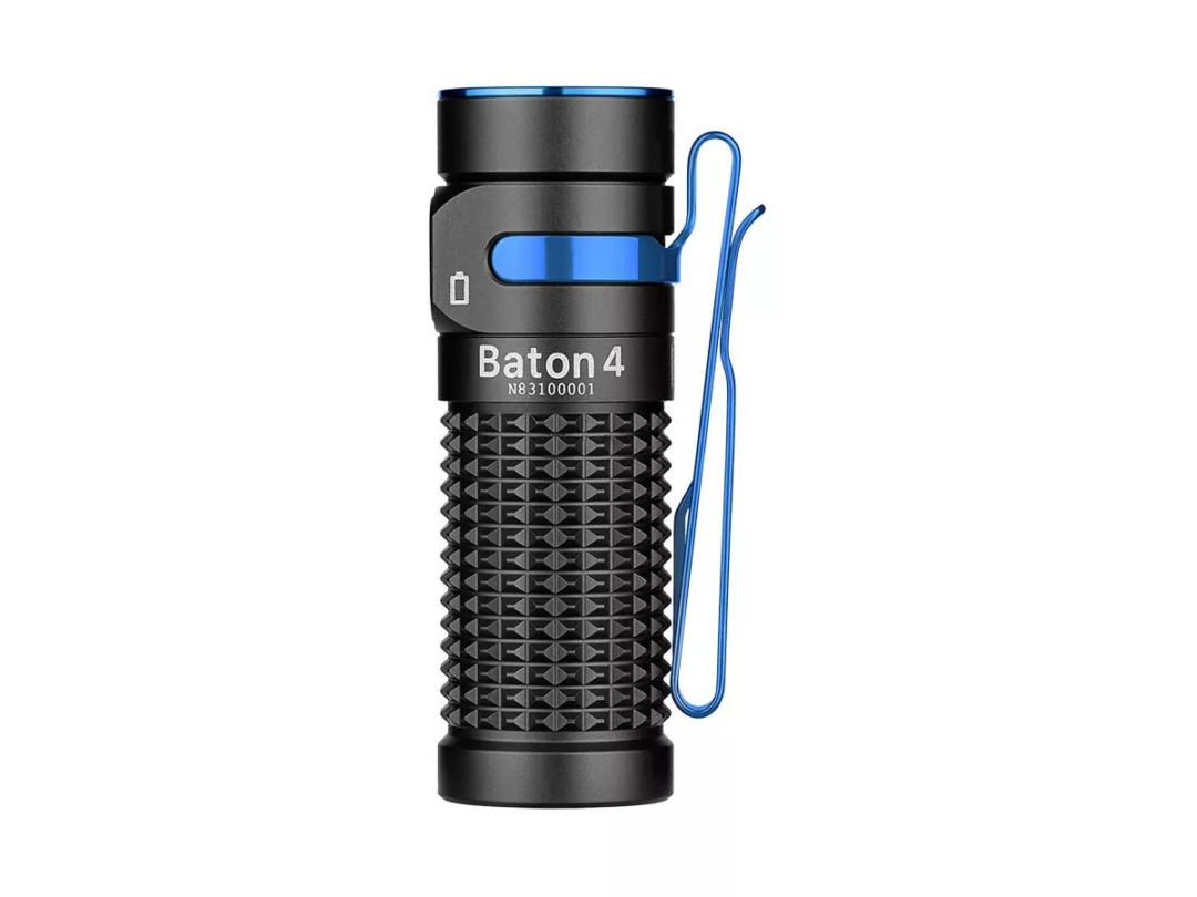 Olight Baton 4 Premium Rechargeable LED Flashlight – 1300 Lumens – Includes 1 x 16340 and Charging Case - Image 8