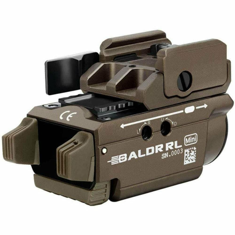 OLight Baldr RL Mini Tan 600lumen 130m Throw - Image 3