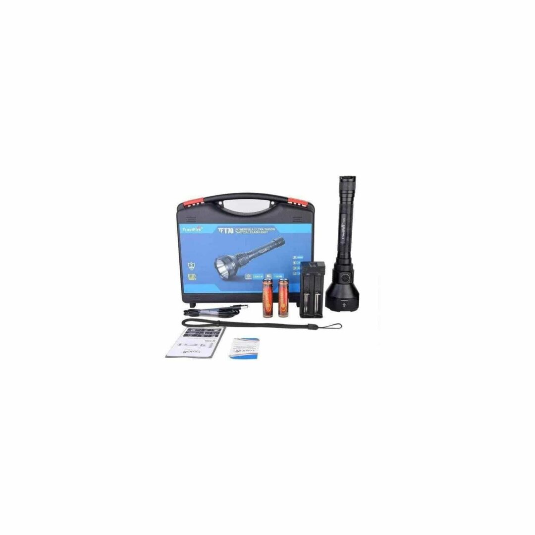 TrustFire T70 2300lumen, 1000m Hunting Flashlight SET - Image 6