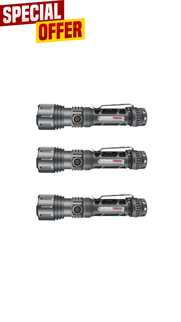 Triple Tactical Power – 3 x 5000lm Flashlights