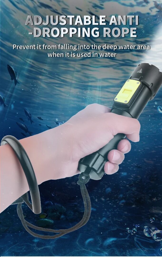 8000 lm Ultimate Torch® D-611 Pro Diving Flashlight –Beast of the Depths - Image 2