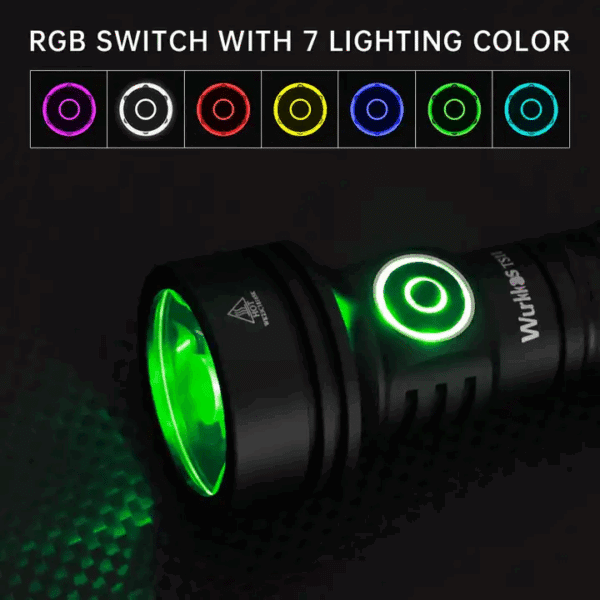 Wurkkos TS11 2000 Lumen 616m Throw Rechargeable Mini Flashlight with 18350 Battery - Image 8