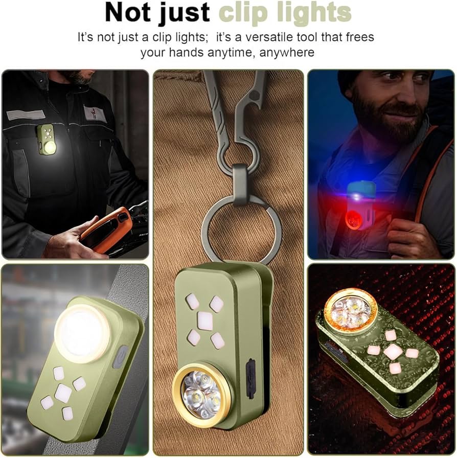 Ultimate Oclip 500LM Rechargeable EDC Flashlight – Compact Power in Your Pocket - Image 5
