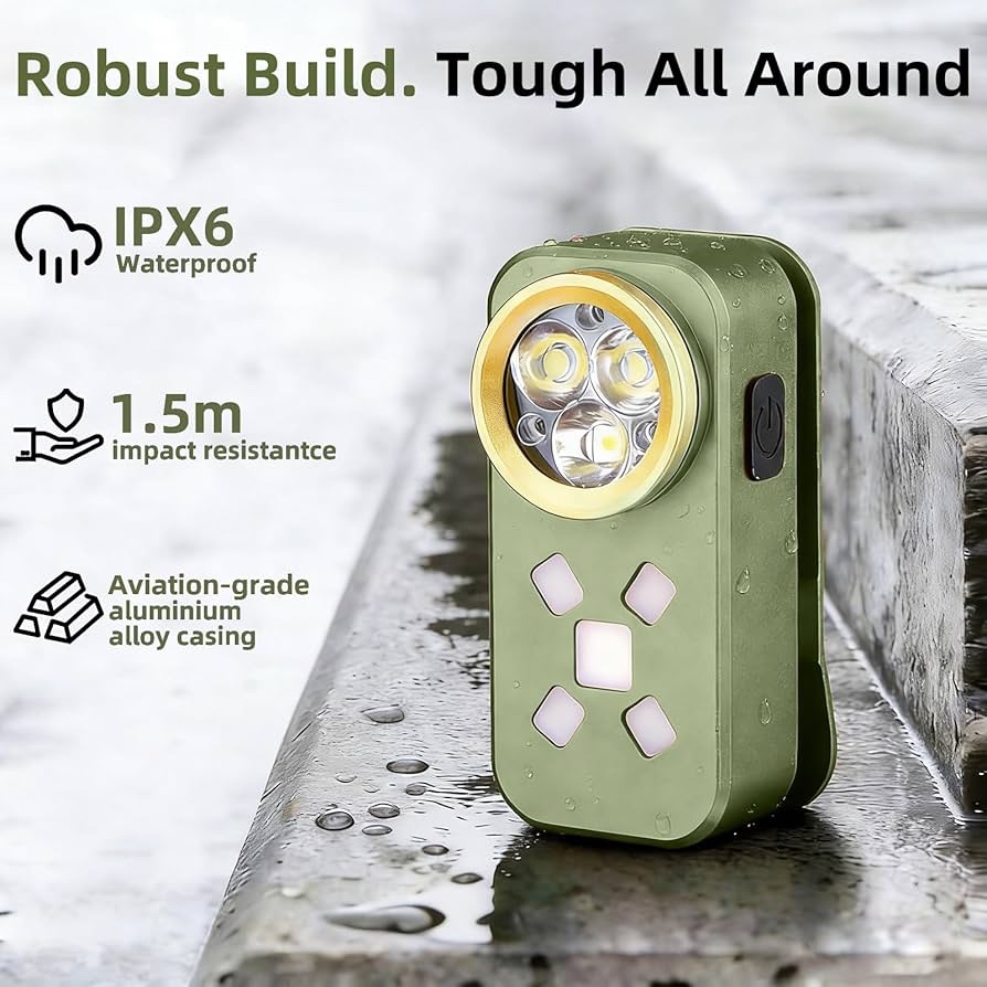 Ultimate Oclip 500LM Rechargeable EDC Flashlight – Compact Power in Your Pocket - Image 9