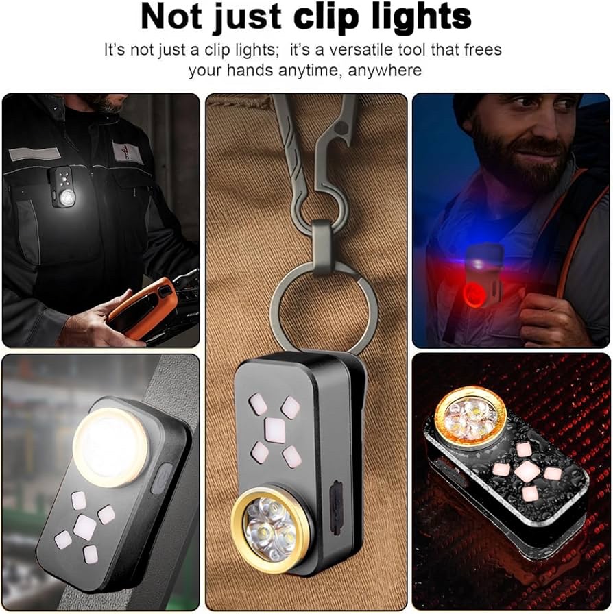 Ultimate Oclip 500LM Rechargeable EDC Flashlight – Compact Power in Your Pocket - Image 6