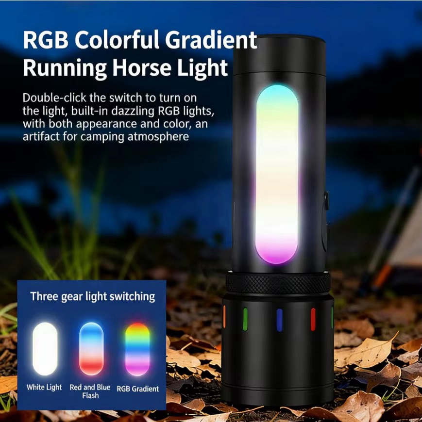 10 000 LUMEN TRI-COLOR LASER LED TORCH - Image 3