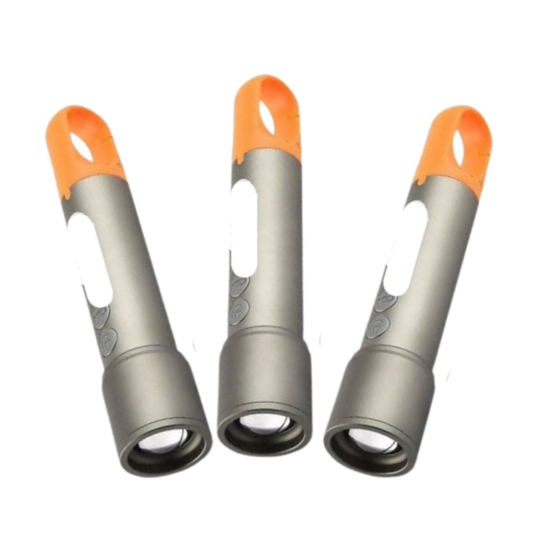 4,000 Lumens Ultimate Torch Triple Combo – 3 Flashlights
