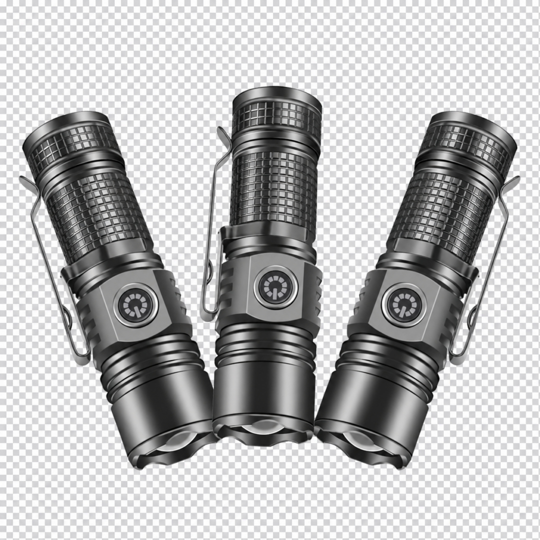 6,000 Lumens Ultimate Torch Triplet Deal – 3 Flashlights