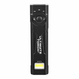 Ultimate Torch 1000LM Multi-Function EDC flashlight with UV 395nm, green laser, COB and USB-C